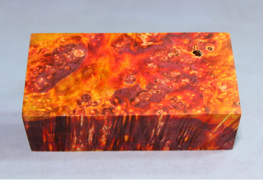 Stabilized Maple Burl Wood Mod Block